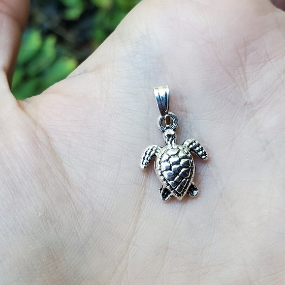 New Silver Turtle Charm - Picture 7 of 10